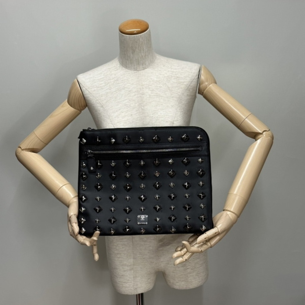 Mcm Clutch Bag Black - Picture 3 of 9